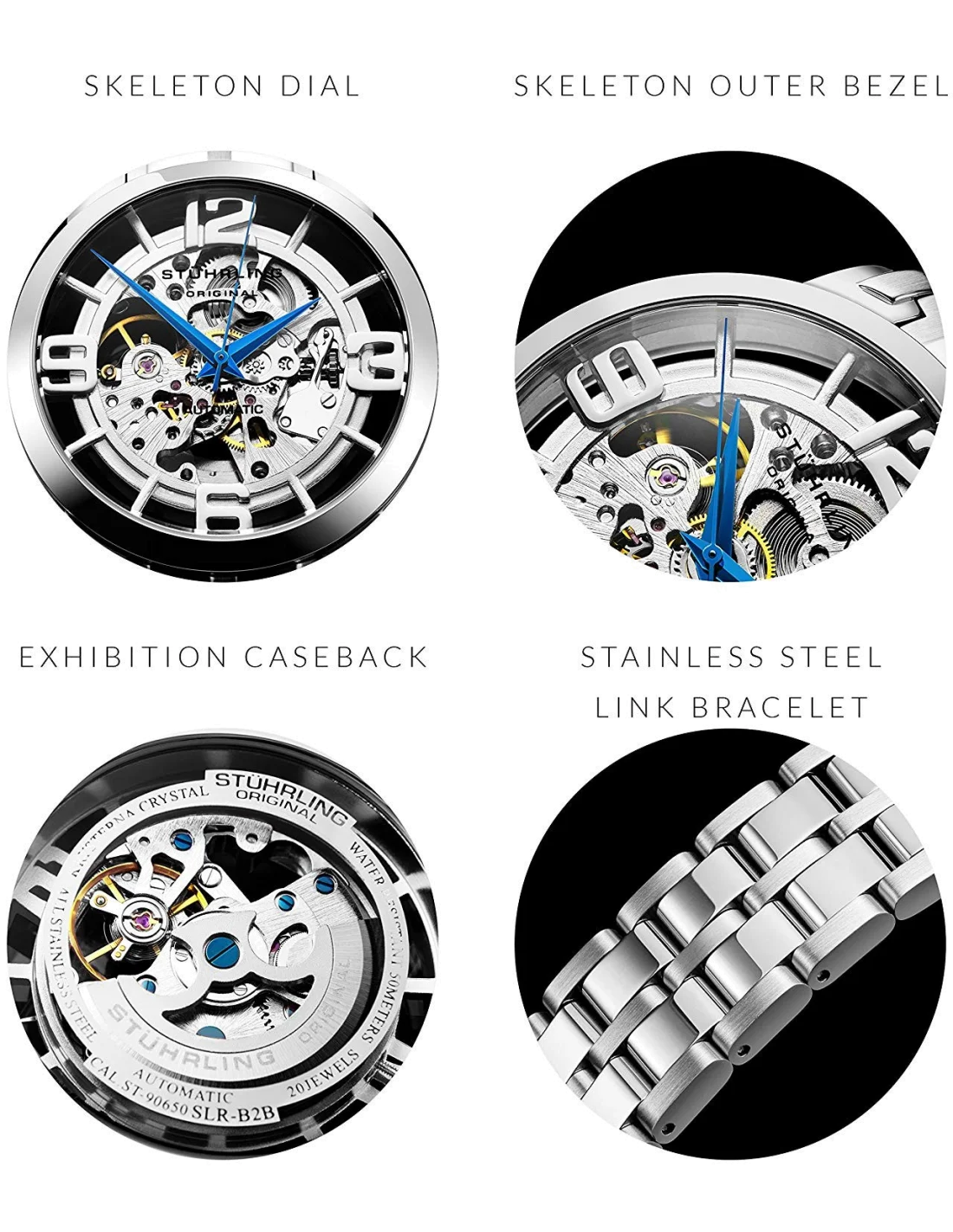 Montre Homme Stührling Original 165B2B.33112 Argent vue 2