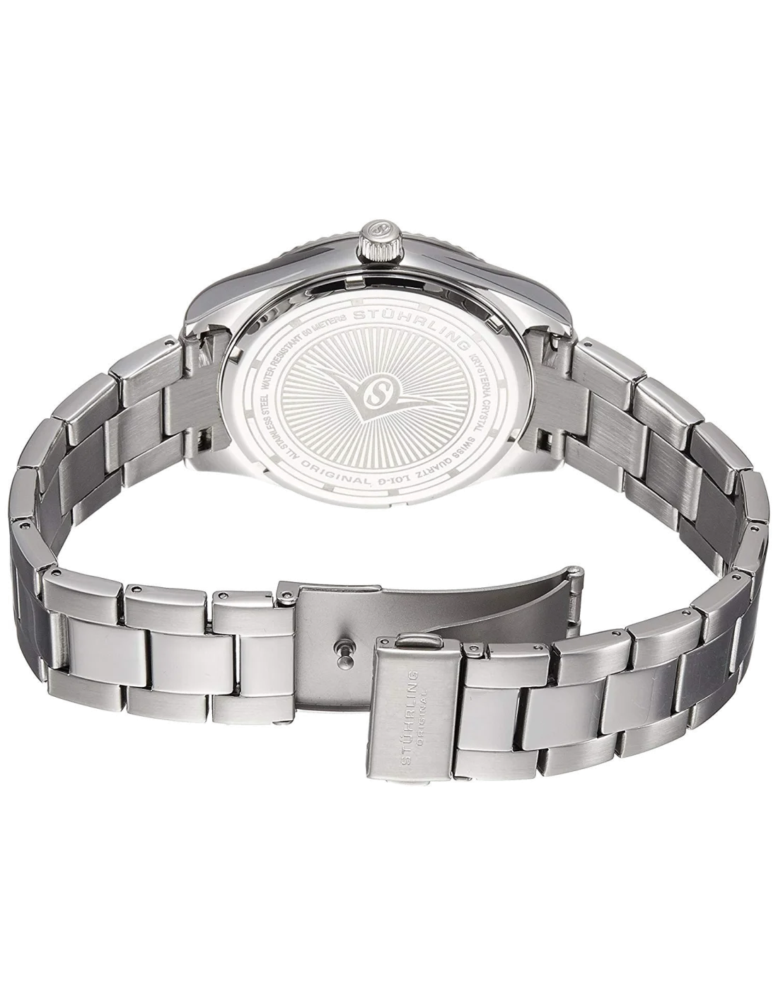 Montre Homme Stuhrling Original Classique Allure 607G.01 Bracelet et cadran argentés vue 2