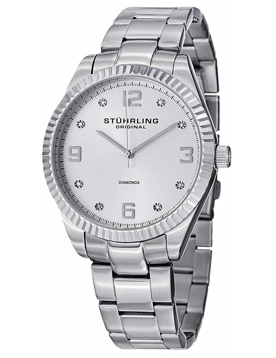 Montre Homme Stuhrling Original Classique Allure 607G.01 Bracelet et cadran argentés