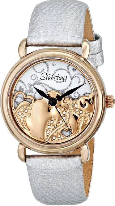 Montre Femme Stuhrling Original Vogue Eros 709.04 Bracelet blanc