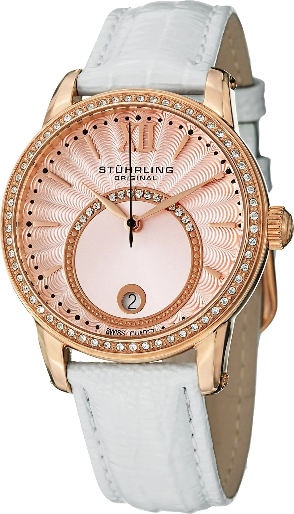 Montre Femme Stuhrling Original Vogue 544.1145W4 Blanc
