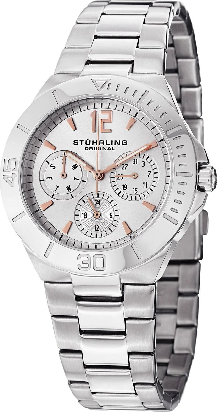 Montre Femme Stuhrling Original Aquadiver 558.01 Argent