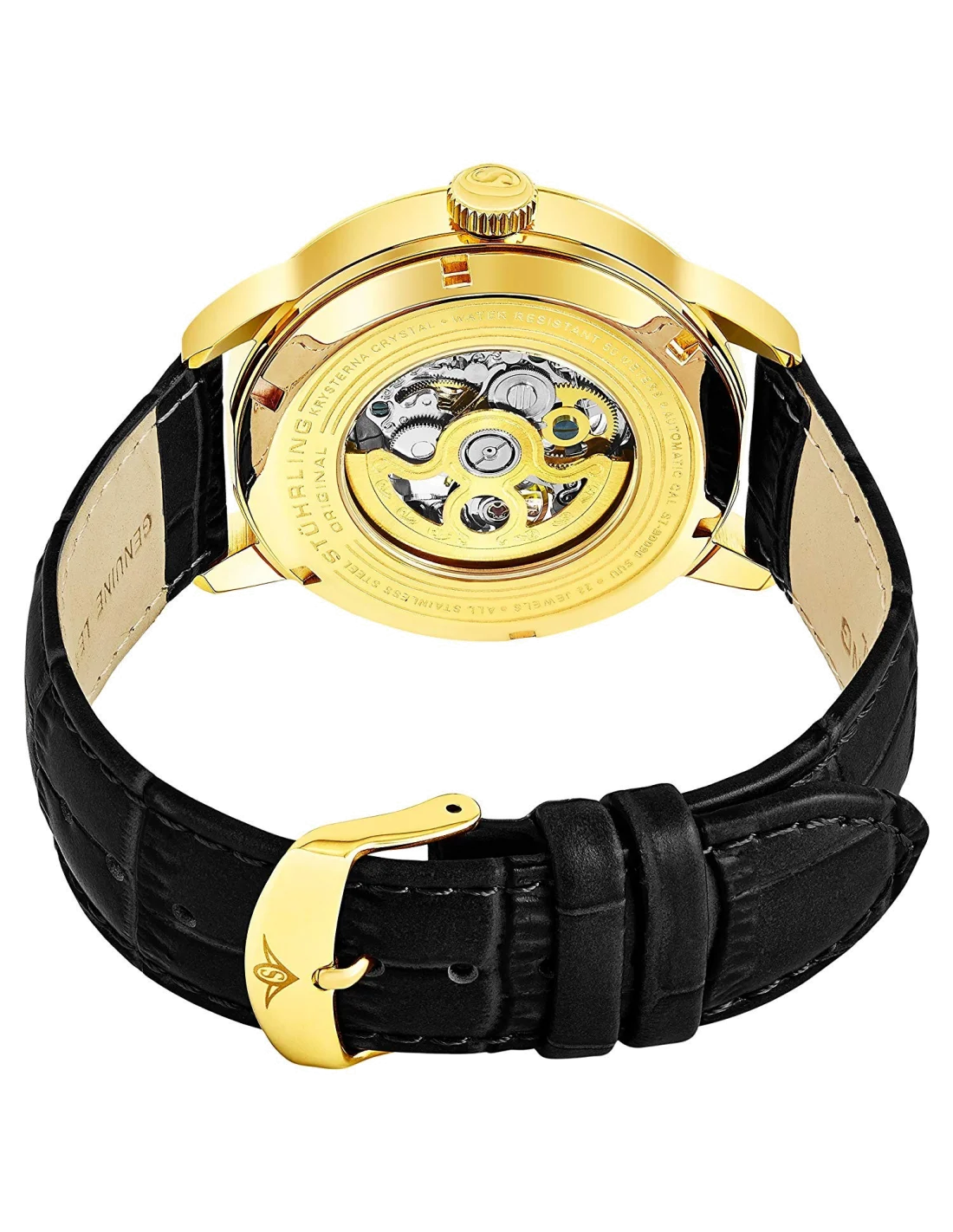 Montre Homme Stuhrling Original Legacy 133.33352 Noir vue 2