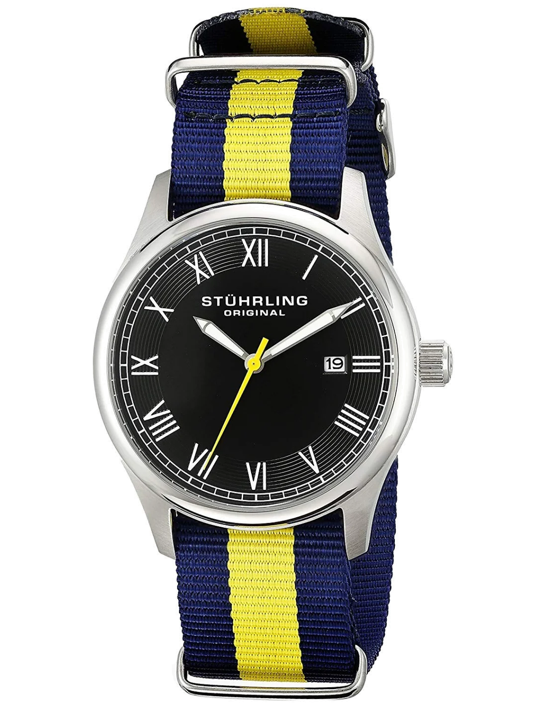 Montre Homme Stuhrling Original Aquadiver 522.03 Bleu