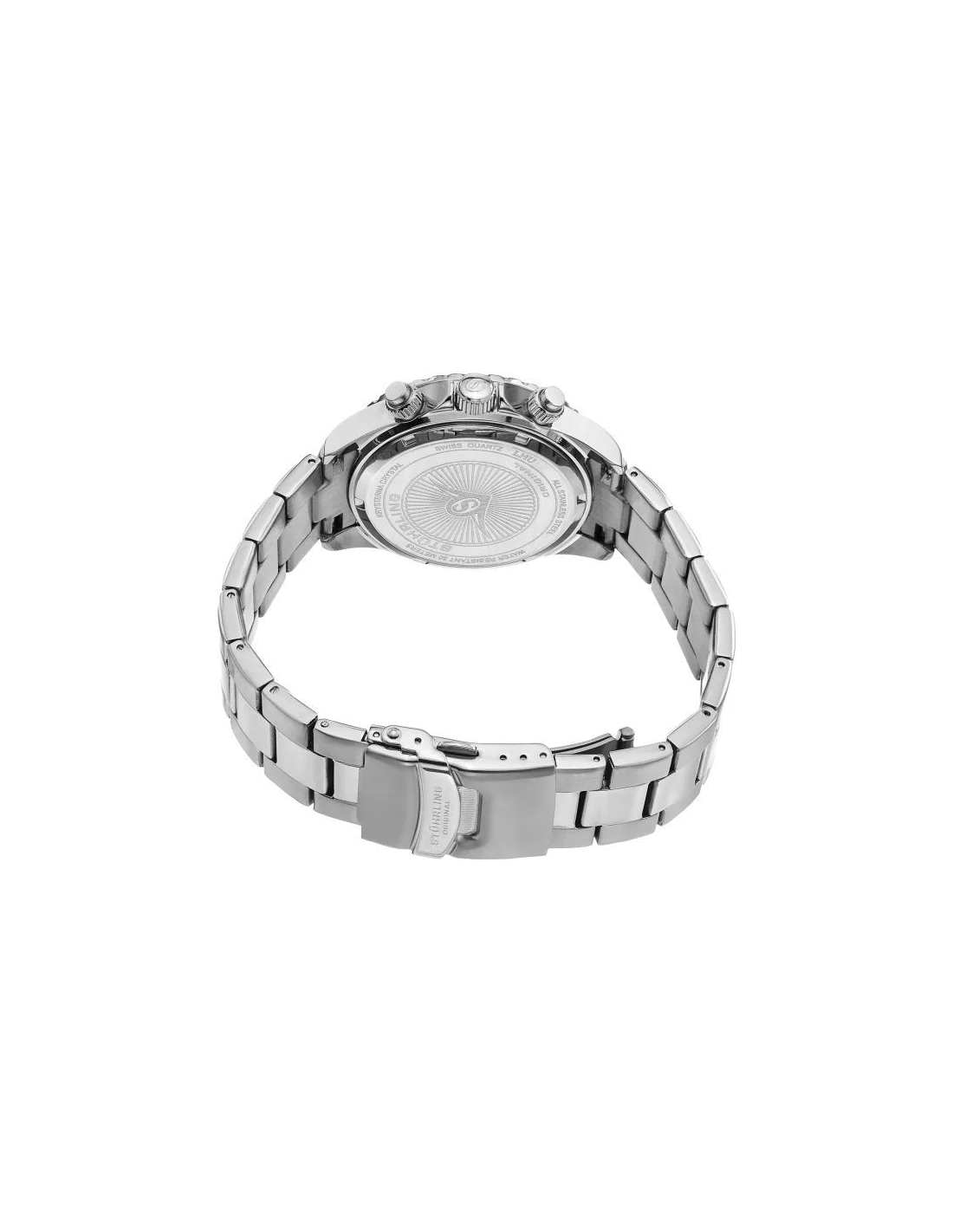 Montre Homme Stuhrling Original Aquadiver 643.01 Argent vue 3