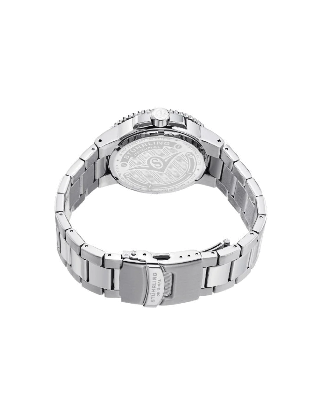 Montre Homme Stuhrling Original Aquadiver 749.01 Argent vue 3