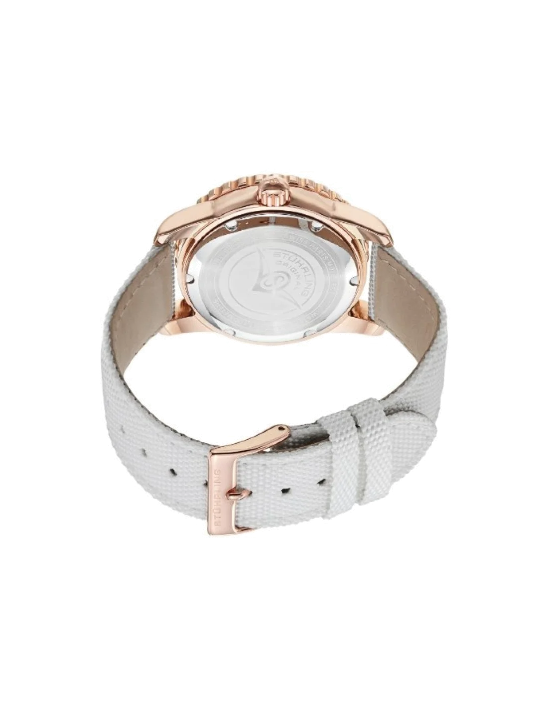 Montre Femme Stuhrling Original Aquadiver 3265.01 Blanc vue 3