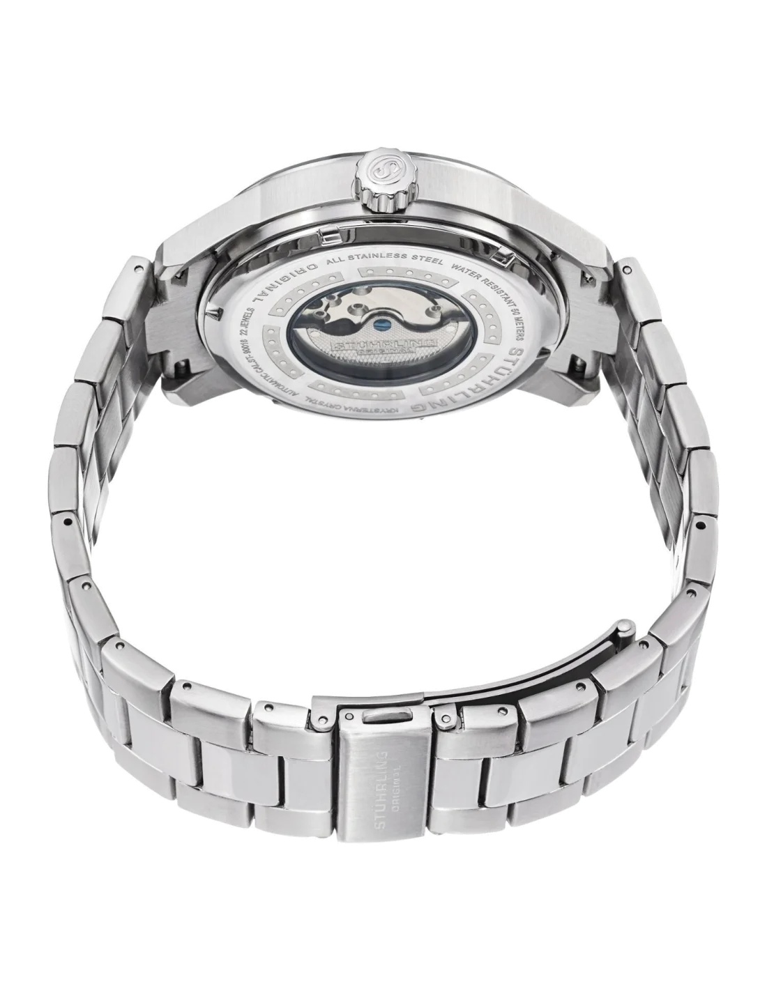 Montre Homme Stuhrling Original Aviator 378B.33111 Argent vue 3