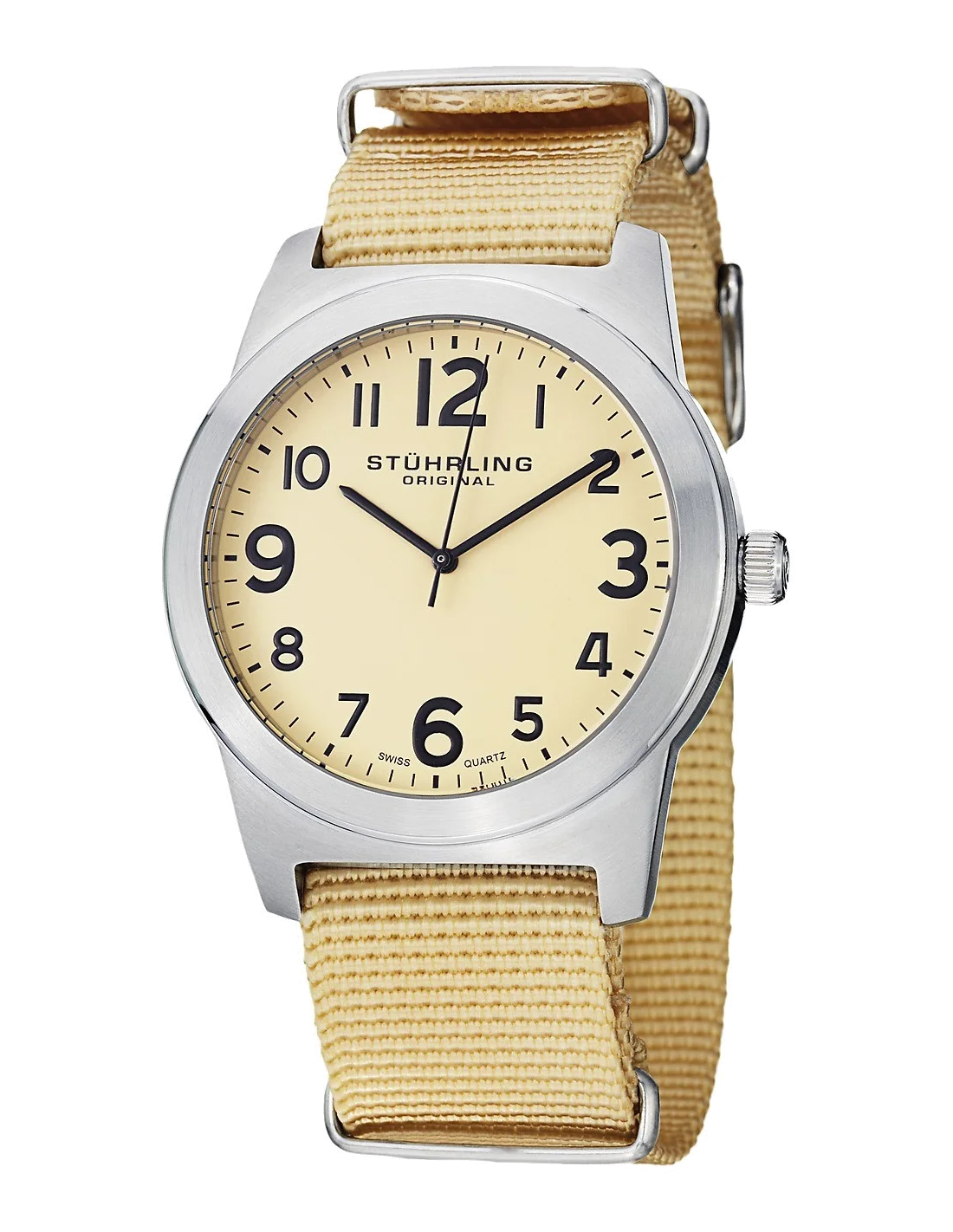 Montre Homme Stuhrling Original Aviator 409.SET.01 Beige