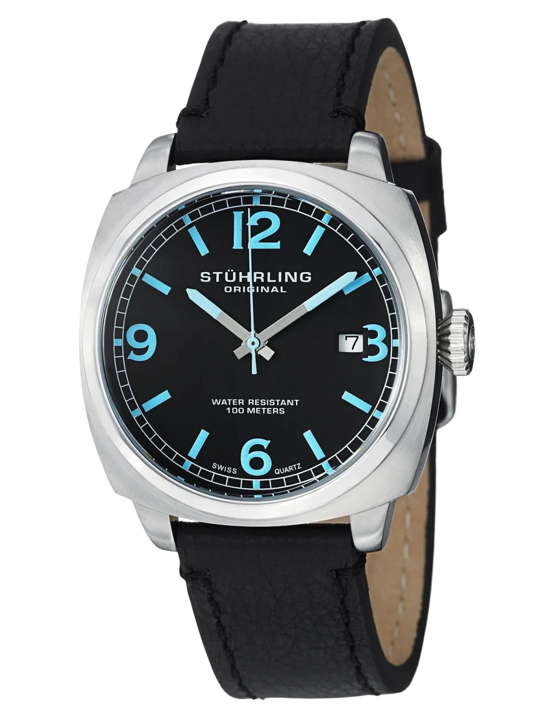 Montre Homme Stuhrling Original Aviator 451.331551 Noir