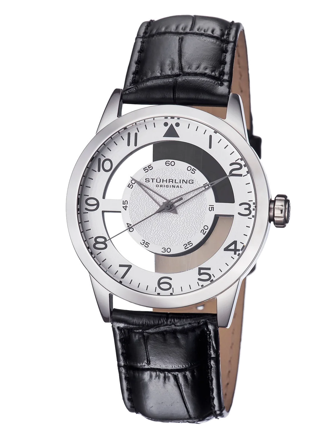 Montre Homme Stuhrling Original Aviator 650.01 Noir