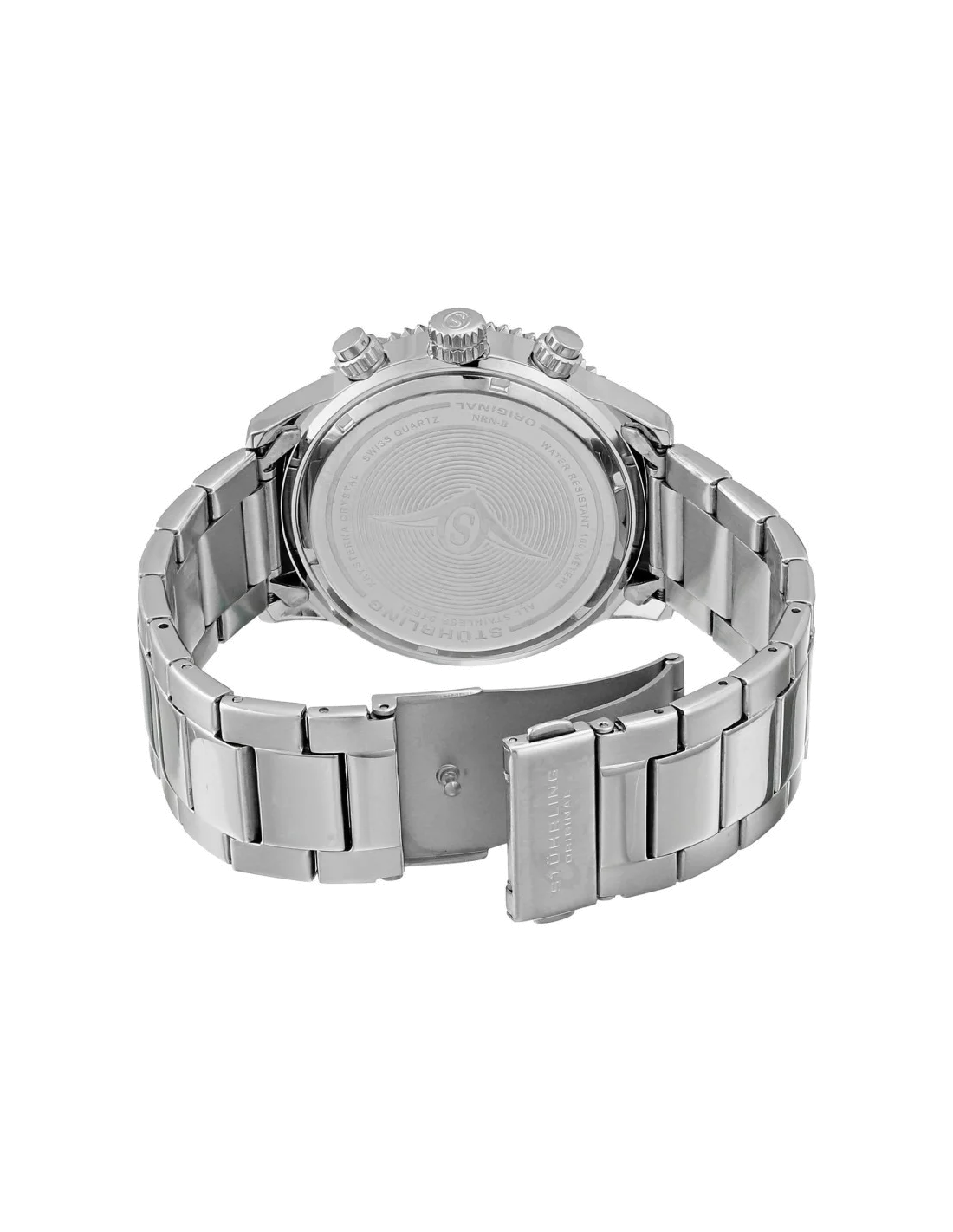 Montre Homme Stuhrling Original Monaco 858B.01 Argent vue 3