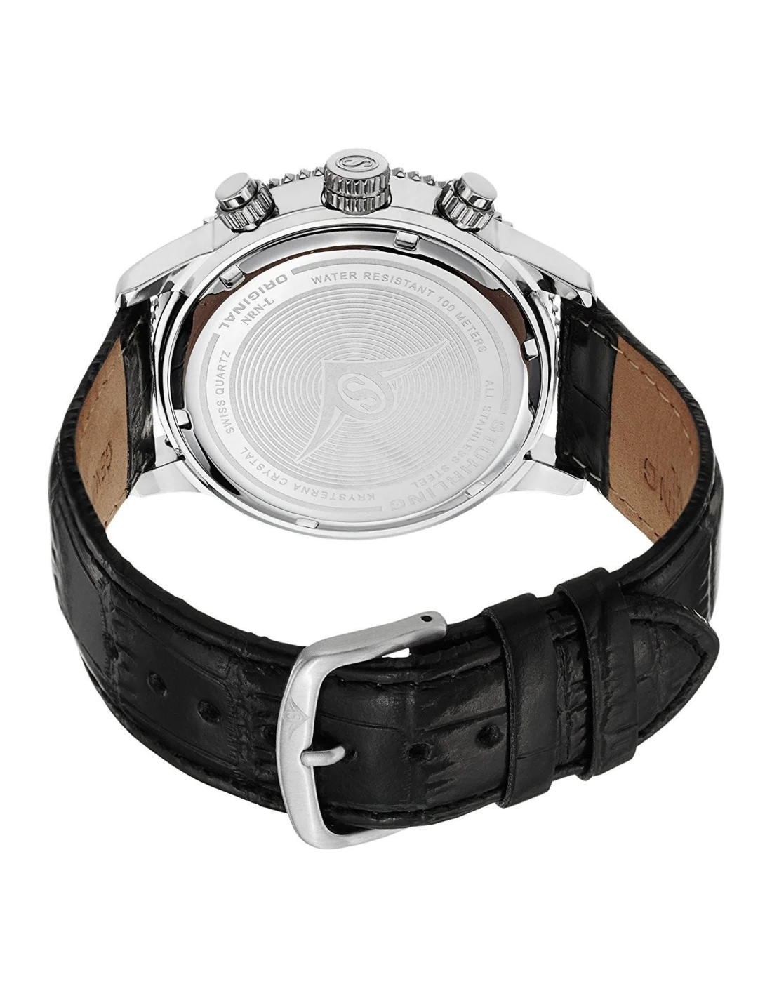 Montre Homme Stuhrling Original Monaco 858L.01 Noir vue 3