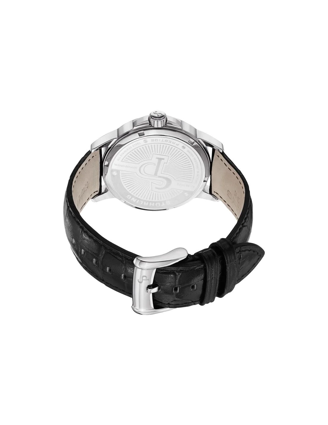 Montre Homme Stuhrling Original Monaco 384.33151 Noir vue 3