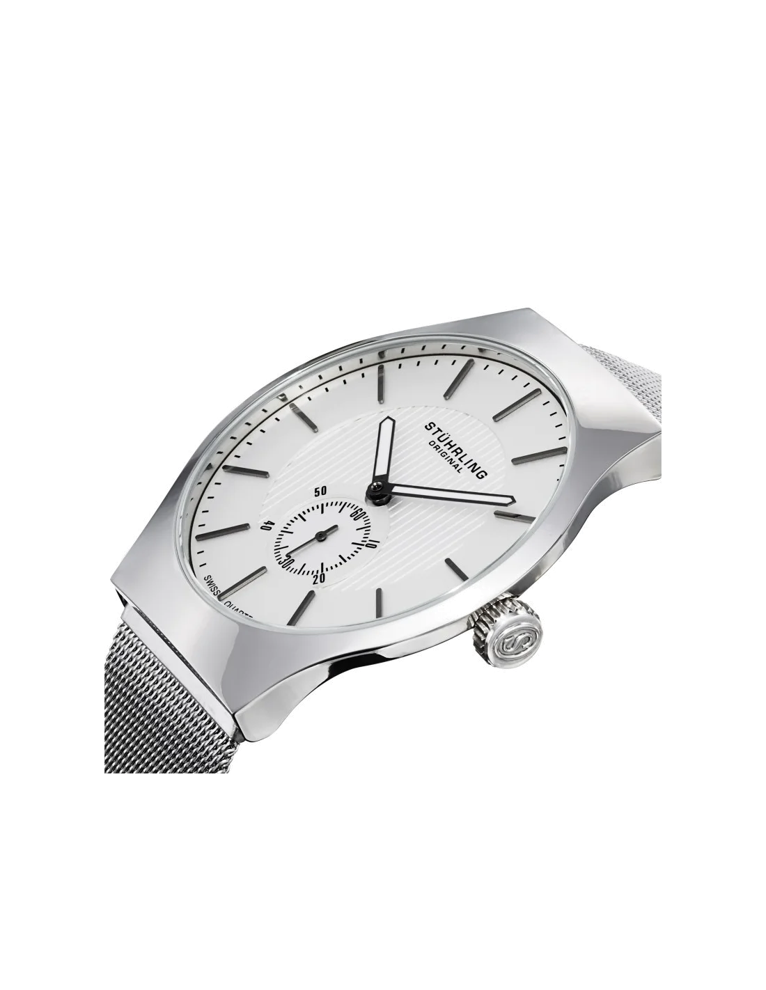 Montre Homme Stuhrling Original Symphony 125G.33112 Argent vue 2