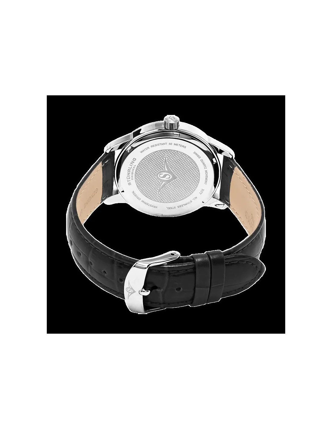 Montre Homme Stuhrling Original Symphony 572.01 Noir vue 3