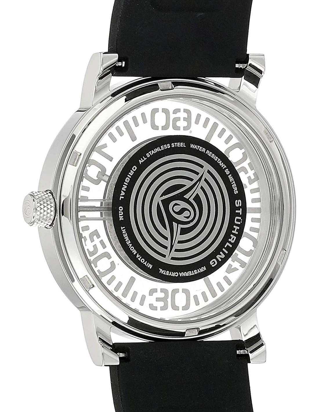 Montre Homme Stuhrling Original Symphony 830.01 Noir vue 2