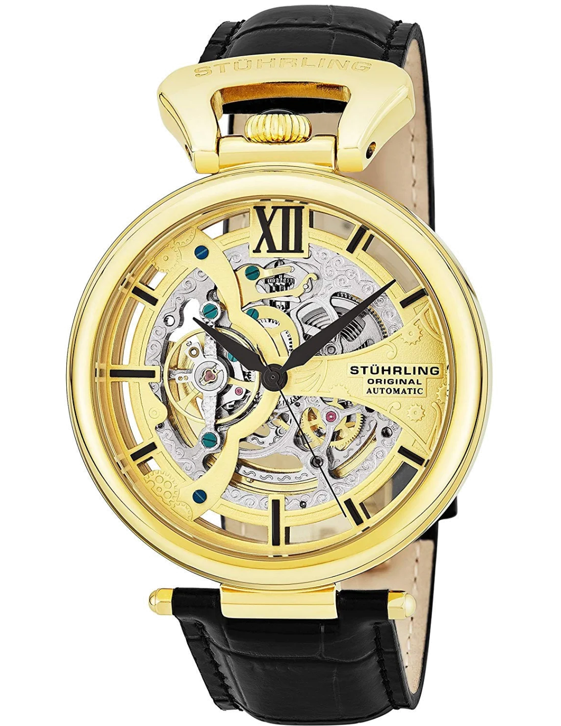 Montre Homme Stuhrling Original Legacy 627.02 Noir vue 2