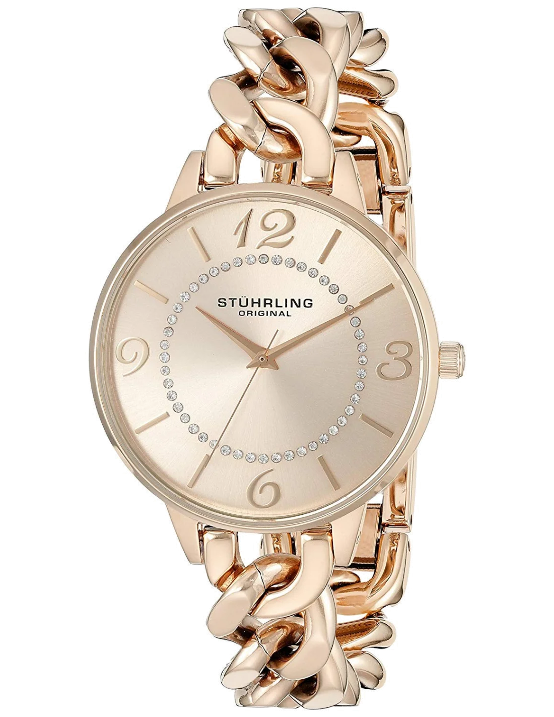 Montre Femme Stuhrling Original Vogue 588.05 Or Rose