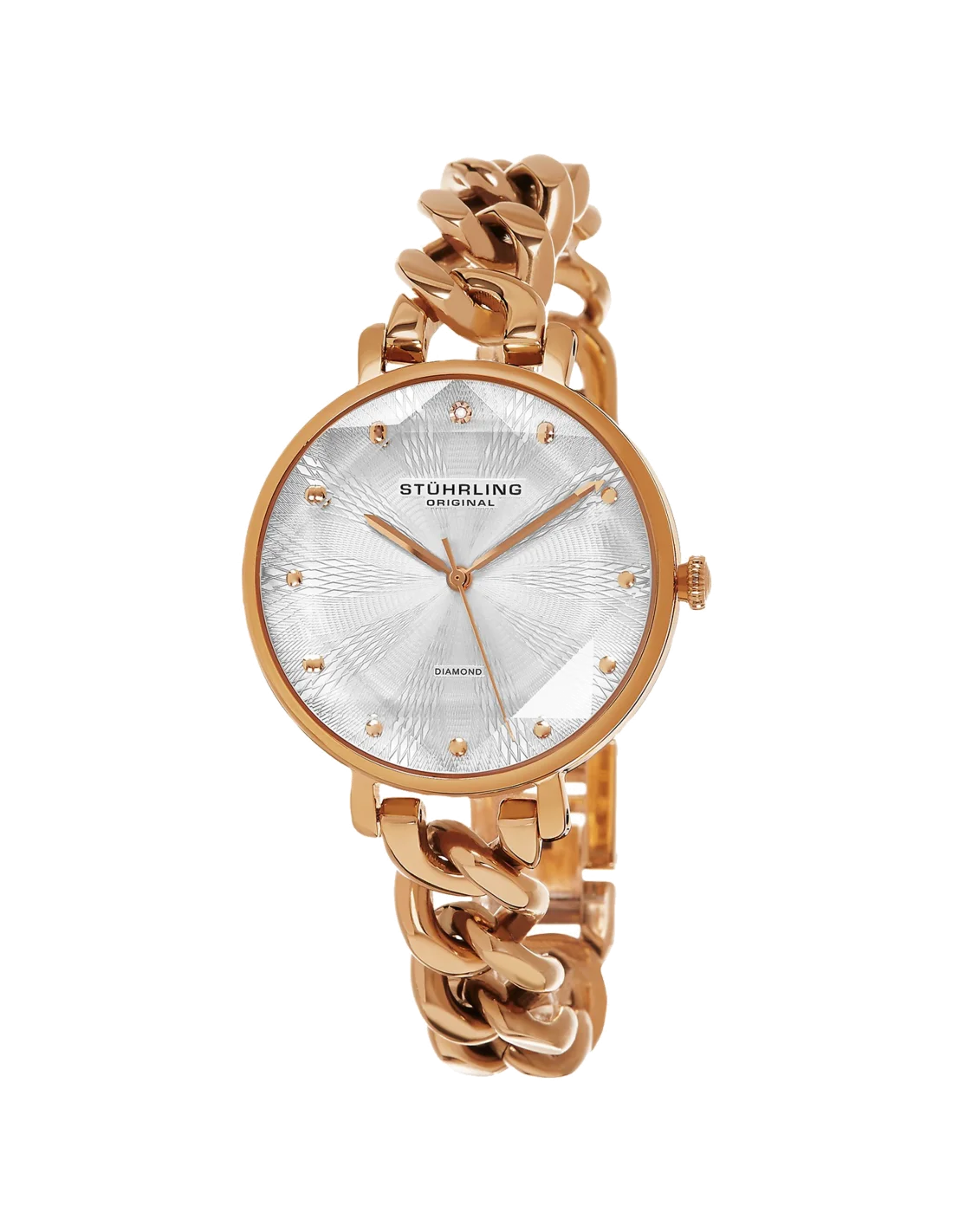 Montre Femme Stuhrling Original Vogue 596.05 Or Rose