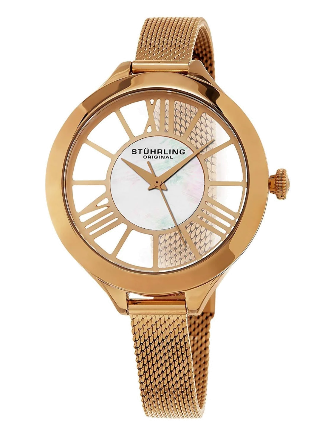 Montre Femme Stuhrling Original Vogue 595.03 Or Rose