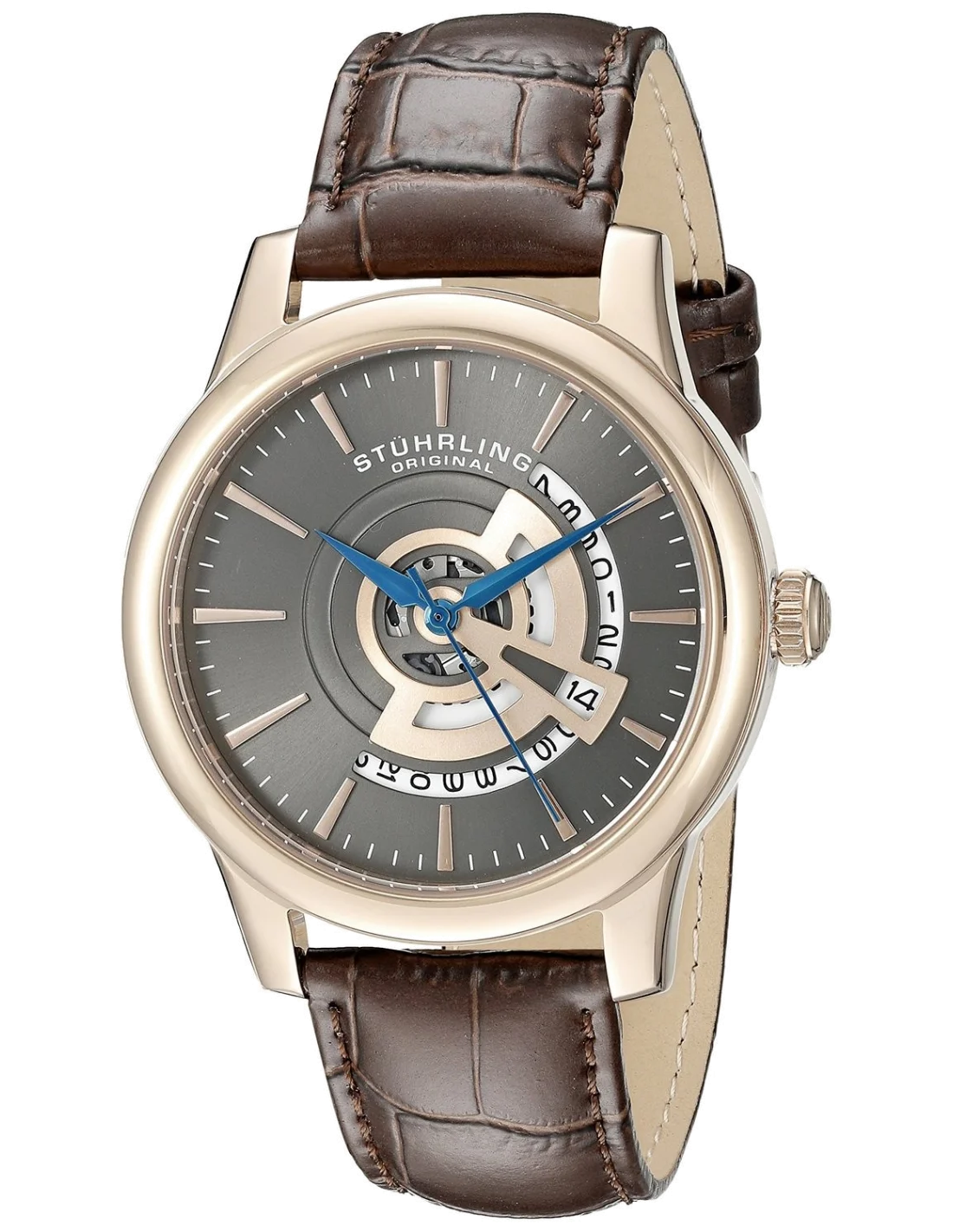 Montre Homme Stuhrling Original Symphony 787.04 Brun