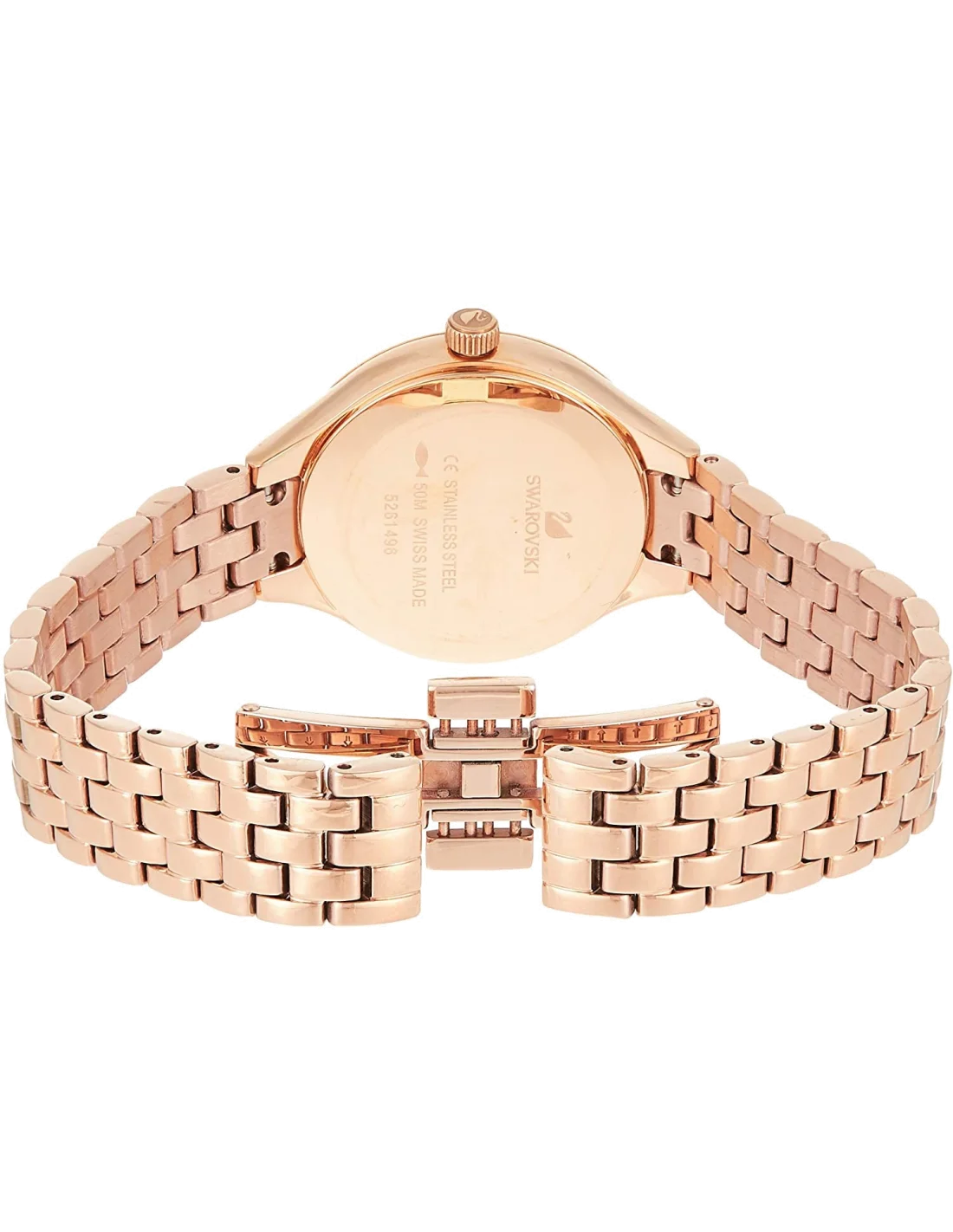 Montre Femme Swarovski Lovely Crystal 5261496 - Acier Or Rose & Cristaux Mobiles vue 2