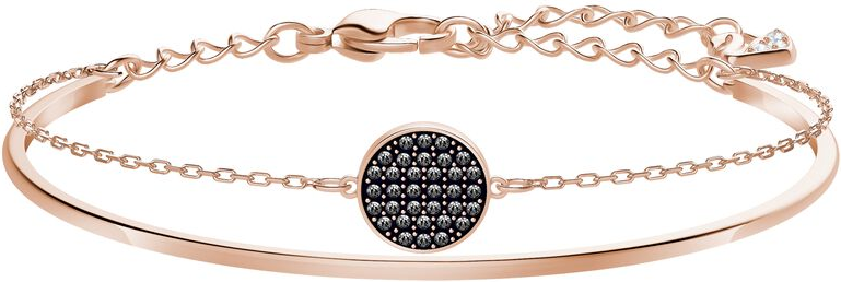 Bracelet Swarovski Ginger Plaqué Or Rose - Gris