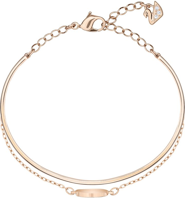 Bracelet Swarovski Ginger Plaqué Or Rose - Gris vue 2