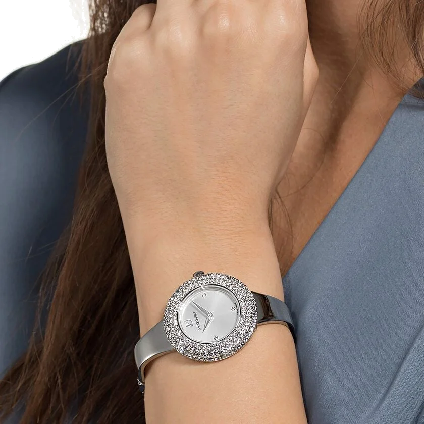 Montre Femme Swarovski 5483853 Crystal Rose Acier Inoxydable Argent 34mm vue 3