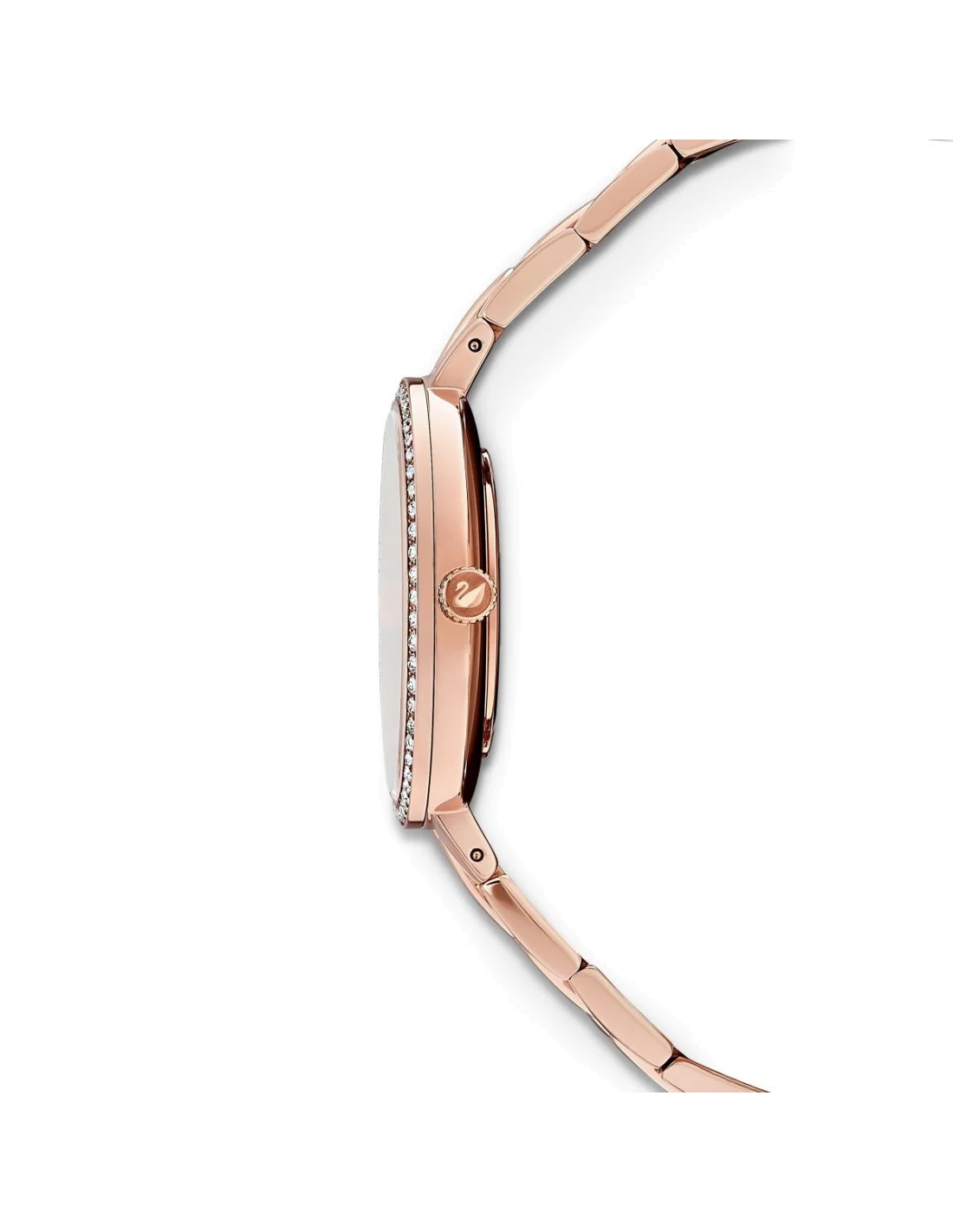 Montre Femme Swarovski Cosmopolitan 5517803 Cadran Gris Poudre de Diamants Acier Or Rose vue 3