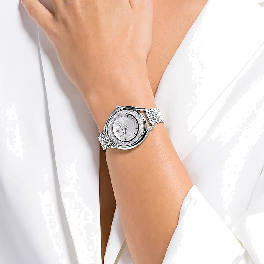 Montre Femme Swarovski 5519462 Acier Inoxydable Argent & Or vue 4