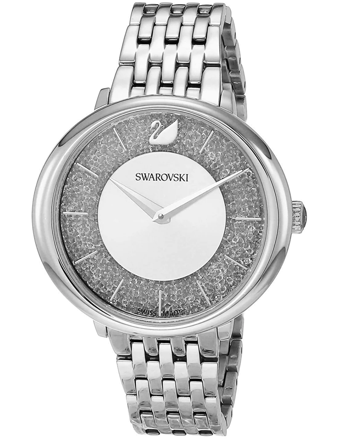 Montre Femme Swarovski 5544583 Crystalline Chic en Acier Argent et Cristaux