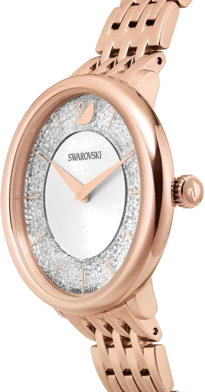 Montre Femme Swarovski Crystalline 5544590 en Acier Plaqué Or Rose vue 2