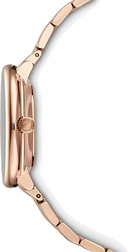 Montre Femme Swarovski Crystalline 5547608 Cadran Rouge Cristaux Acier Or Rose vue 3