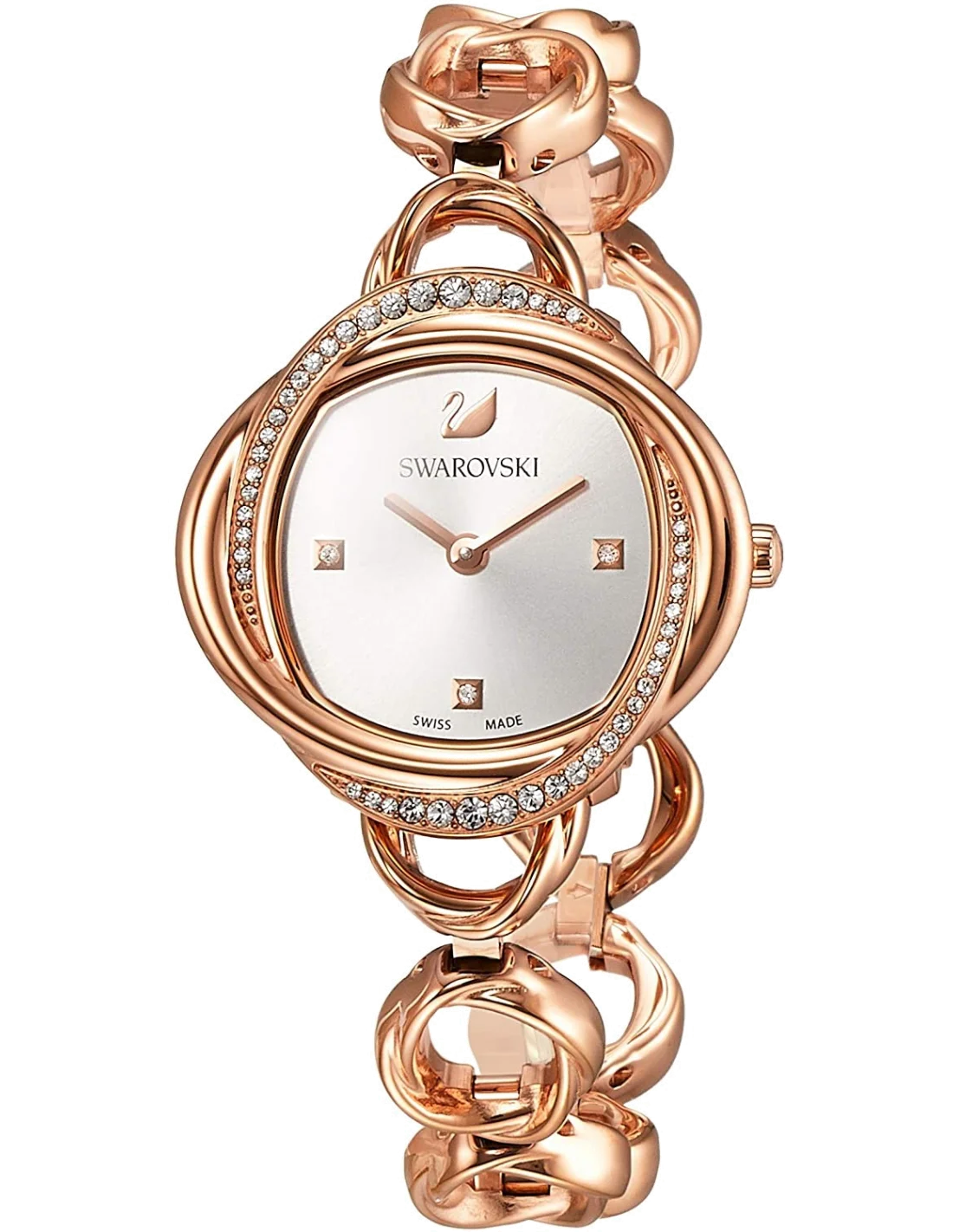 Montre Femme Swarovski 5547626 Crystal Flower Acier Inoxydable Or Rose