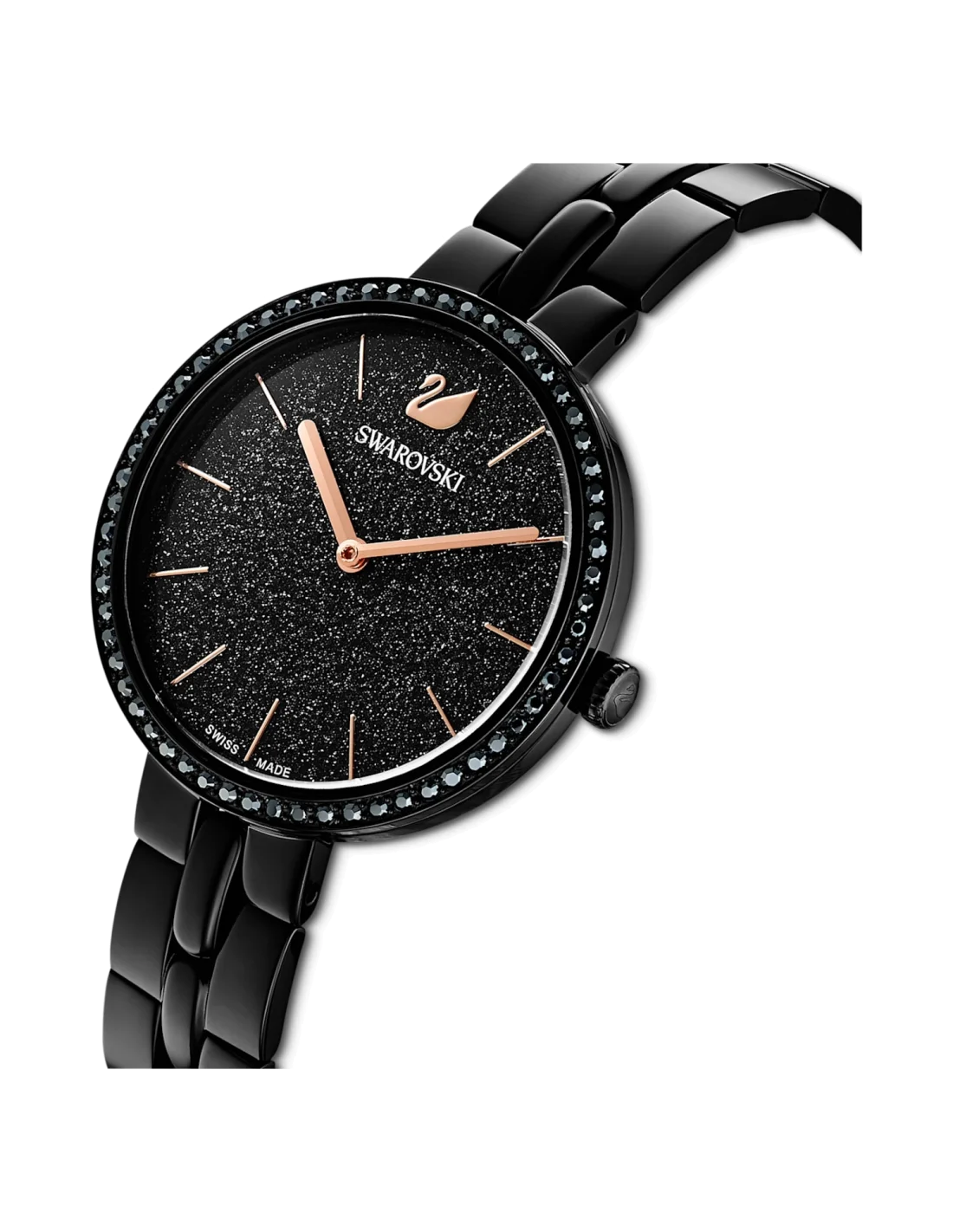 Montre Femme Swarovski Cosmopolitan 5547646, Cadran Noir Poudré de Diamants vue 2