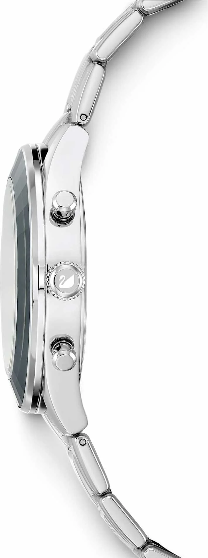 Montre Swarovski Octea Lux Sport 5610520 - Chronomètre Femme Cadran Noir Bracelet Acier vue 4