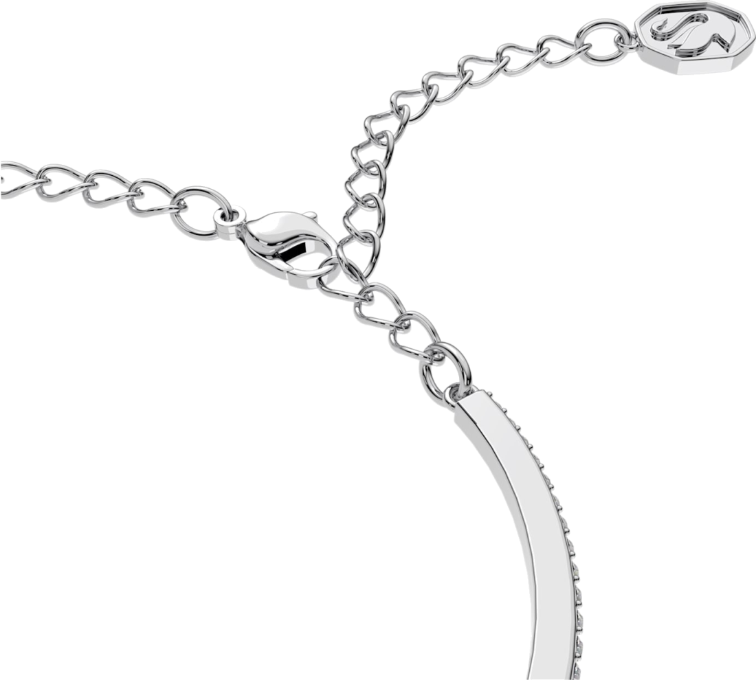 Bracelet Swarovski Jonc Millenia en métal rhodié - Argent vue 2