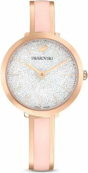Montre Femme Swarovski Crystalline Delight 5642221 en Acier Or Rose vue 2