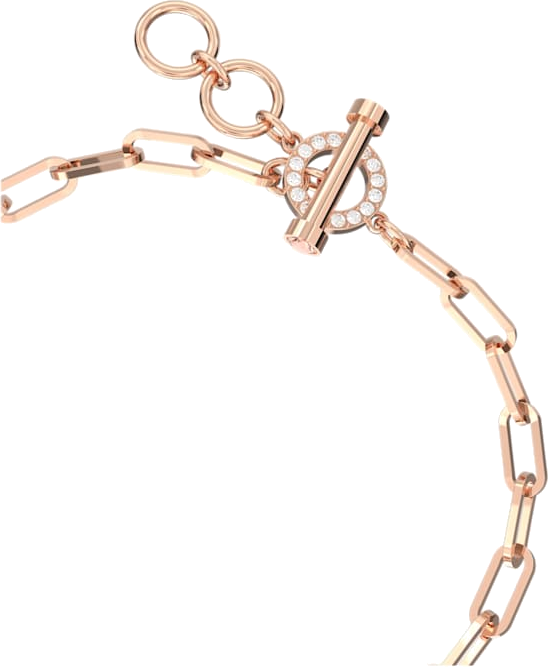 Bracelet Swarovski Teddy ours en métal plaqué or rose - Rose vue 2