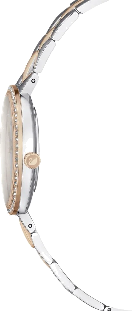 Montre Femme Swarovski Cosmopolitan 5644081, Cadran Argent, Bracelet Bicolore Acier Argent & Or Rose vue 2
