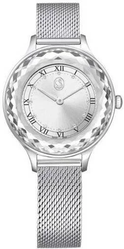 Montre Femme Swarovski Octea Nova 5650039 en Acier Argenté, Cadran Argent et Bracelet Maille vue 2