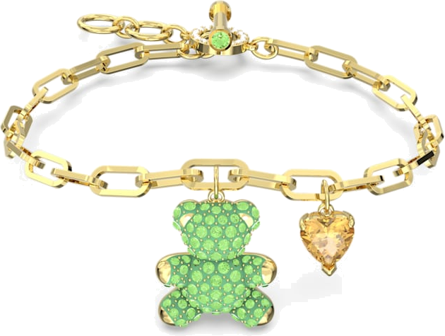 Bracelet Swarovski Teddy ours en métal plaqué or rose pour femme vue 5