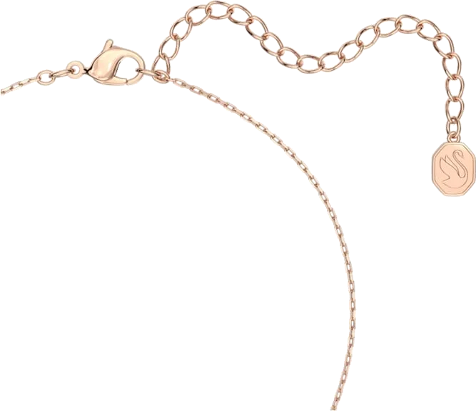 Collier Swarovski Stella en acier or rose étoile en cristal vue 3