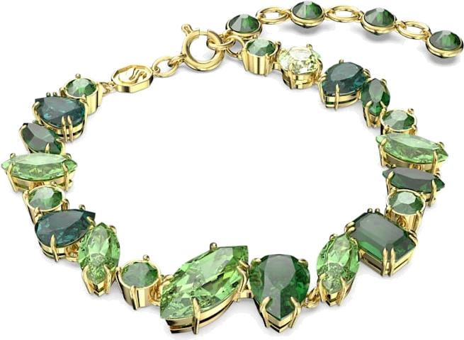 Bracelet Swarovski Gema 5652822 en cristaux verts pour femme vue 2
