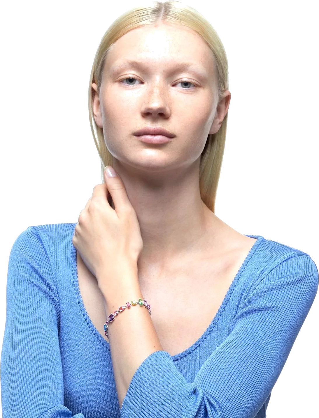 Bracelet Swarovski 5613739 Gema - Multicolore en métal rhodié pour Femme vue 5