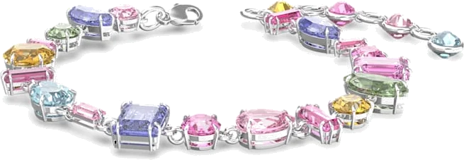 Bracelet Swarovski 5613739 Gema - Multicolore en métal rhodié pour Femme