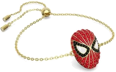 Bracelet Swarovski Marvel Spider-Man 5650873, rouge, ajustable, plaqué or, unisexe vue 2