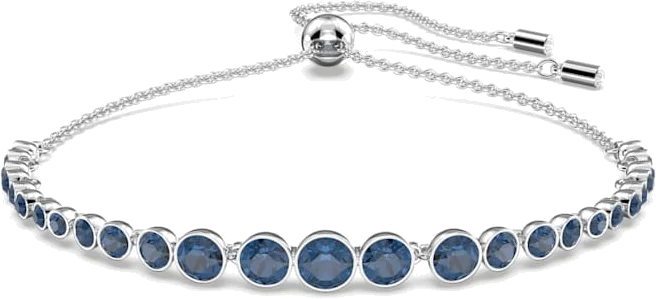 Bracelet Swarovski Emily 5663394 en métal rhodié bleu pour femme